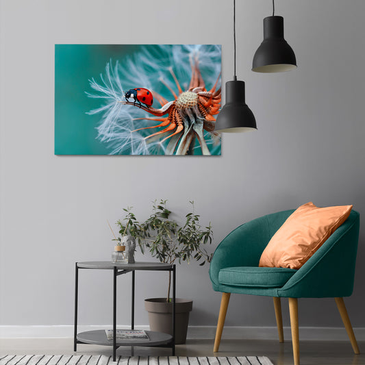 LADYBUG BALANCE Stampa su tela orizzontale