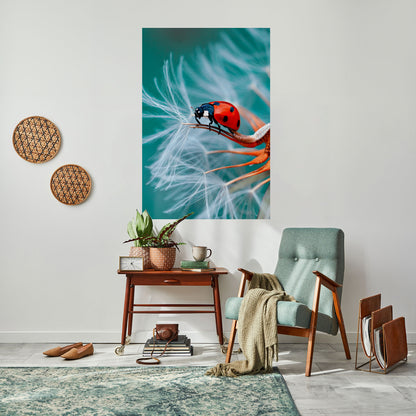 Poster verticale staccabile e attaccabile LADYBUG BALANCE