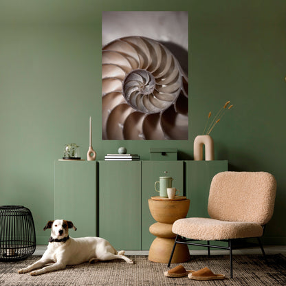 Poster verticale staccabile e attaccabile SUSSURRI DI CONCHIGLIE
