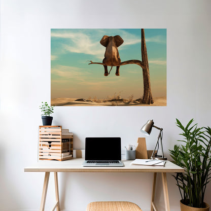 OSA SOGNARE Poster orizzontale staccabile e attaccabile
