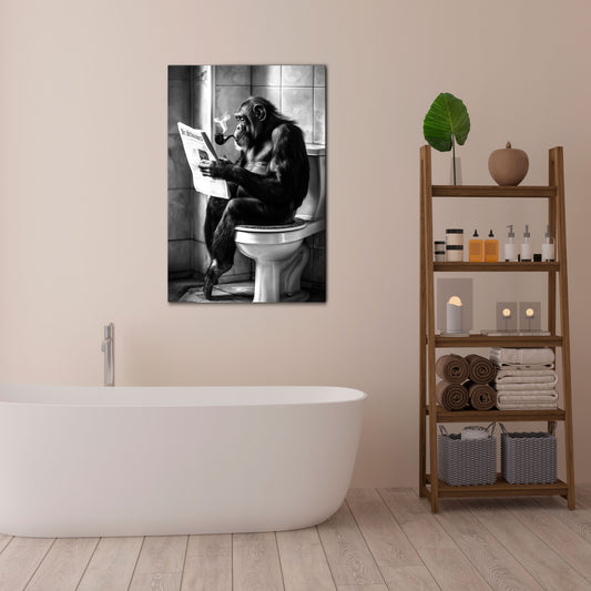 A MOMENT OF CALM Vertical Canvas Print