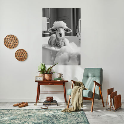Poster verticale staccabile e attaccabile BUBBLE BATH BAA