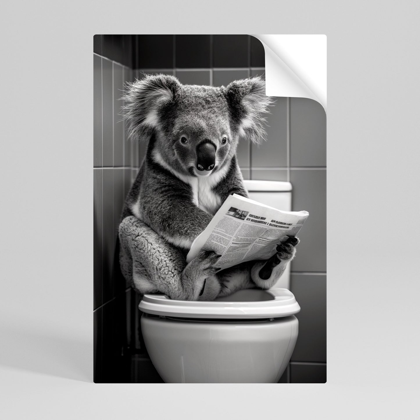 RACCONTI SULL'ORA DEL BAGNO Poster verticale staccabile e attaccabile