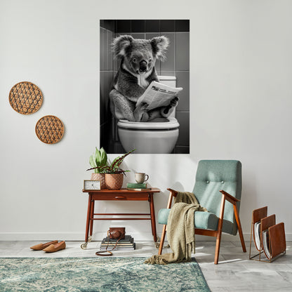 RACCONTI SULL'ORA DEL BAGNO Poster verticale staccabile e attaccabile