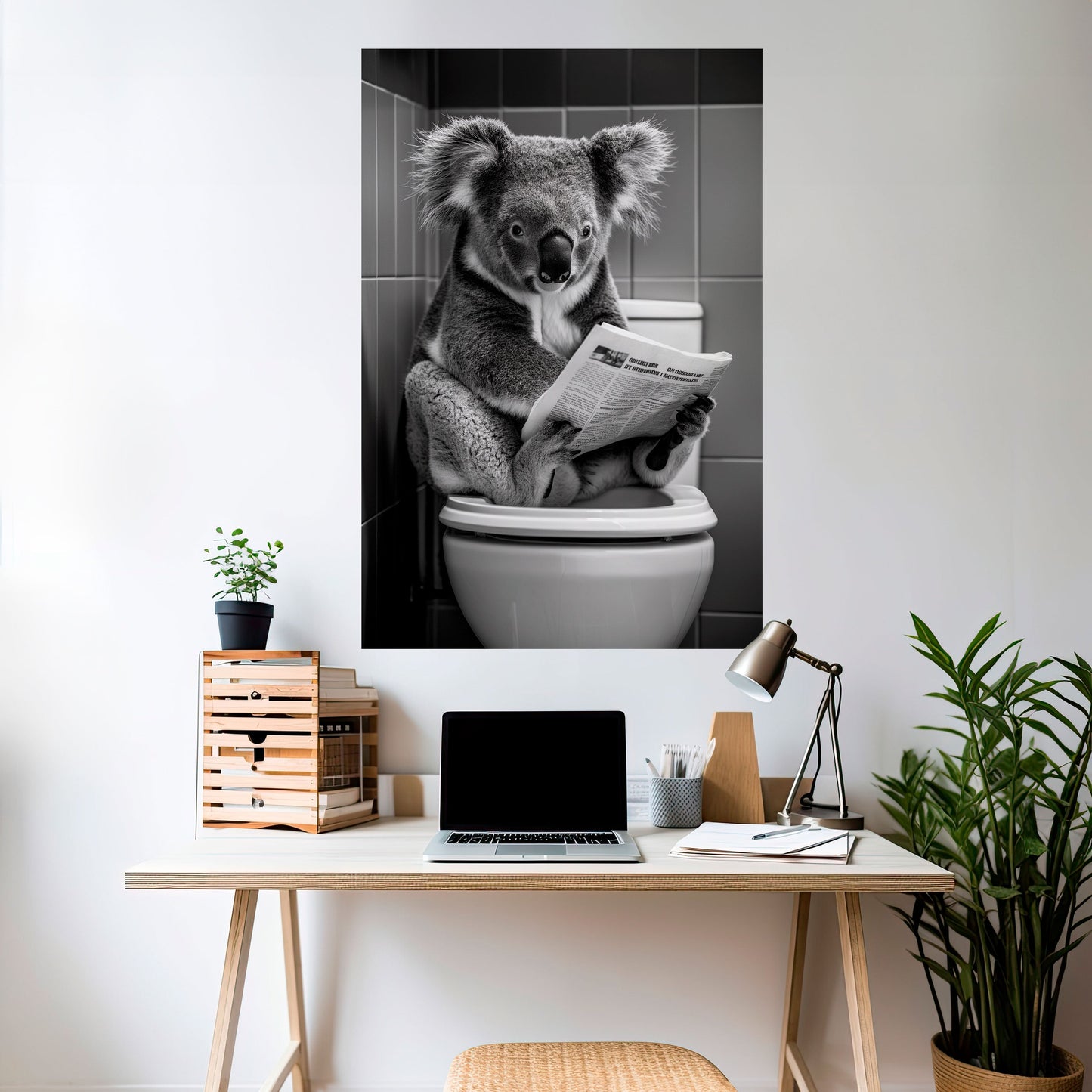 RACCONTI SULL'ORA DEL BAGNO Poster verticale staccabile e attaccabile
