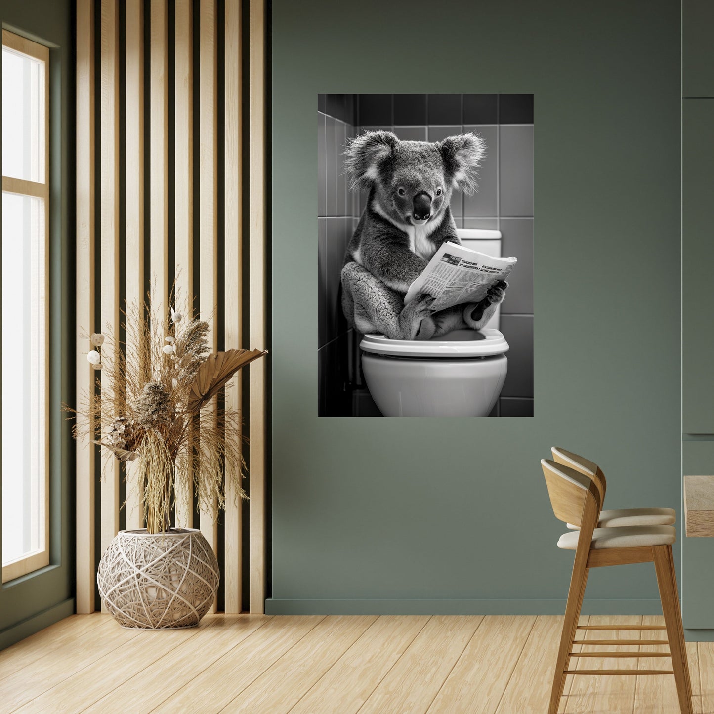 RACCONTI SULL'ORA DEL BAGNO Poster verticale staccabile e attaccabile