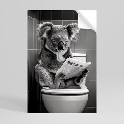RACCONTI SULL'ORA DEL BAGNO Poster verticale staccabile e attaccabile