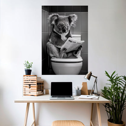 RACCONTI SULL'ORA DEL BAGNO Poster verticale staccabile e attaccabile