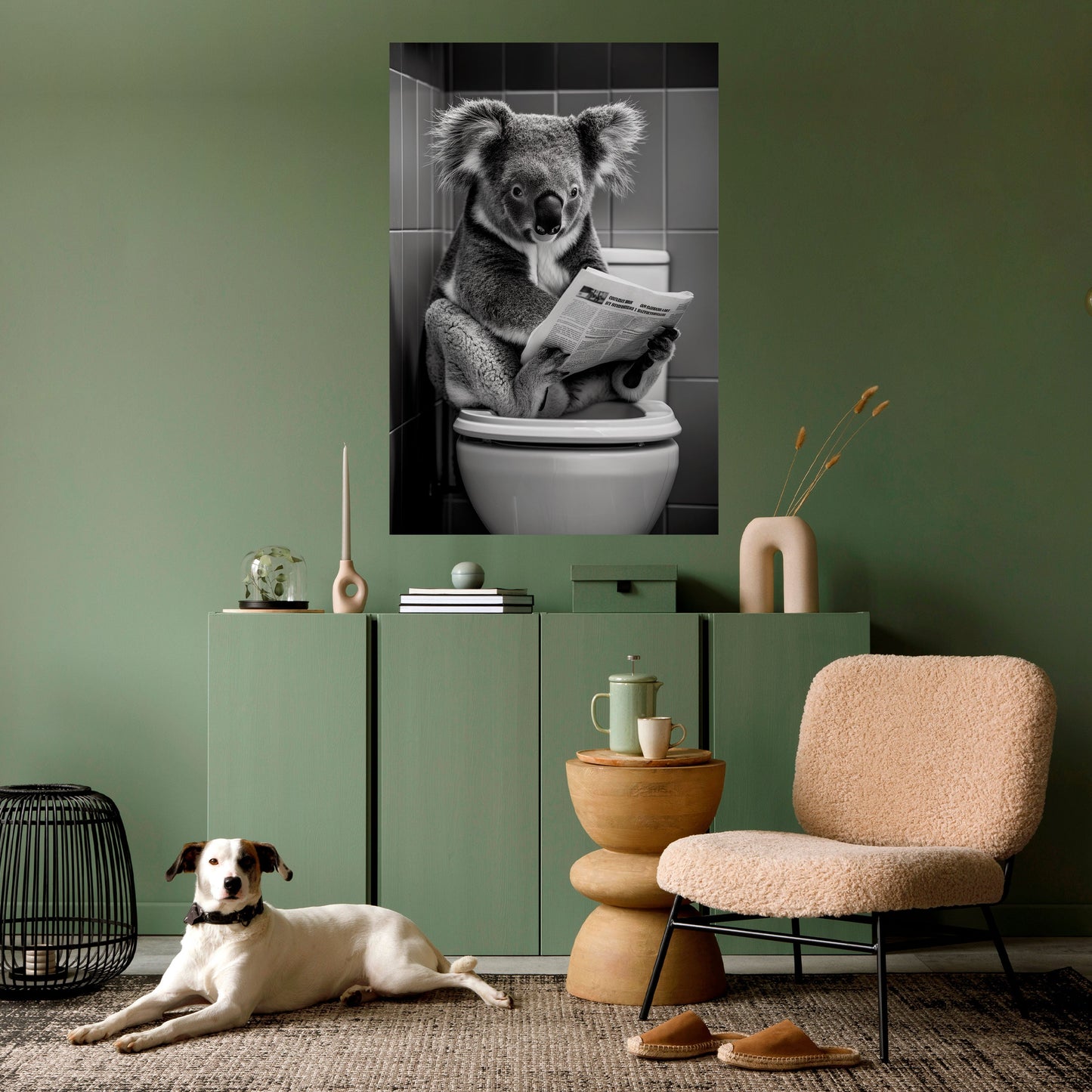 RACCONTI SULL'ORA DEL BAGNO Poster verticale staccabile e attaccabile