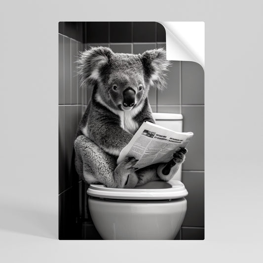 RACCONTI SULL'ORA DEL BAGNO Poster verticale staccabile e attaccabile