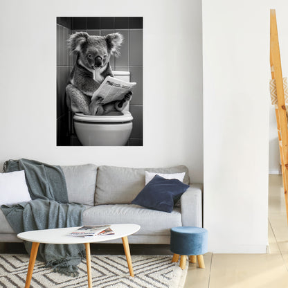 RACCONTI SULL'ORA DEL BAGNO Poster verticale staccabile e attaccabile