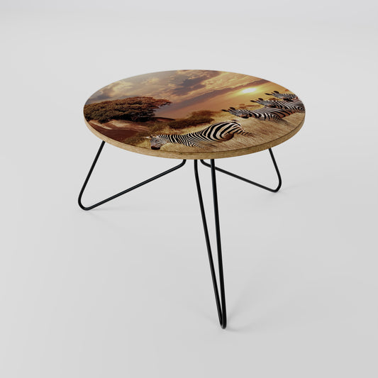 Tavolino da caffè ZEBRA SUNSET SERENADE 60