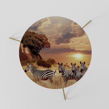 Tavolino da caffè ZEBRA SUNSET SERENADE 60