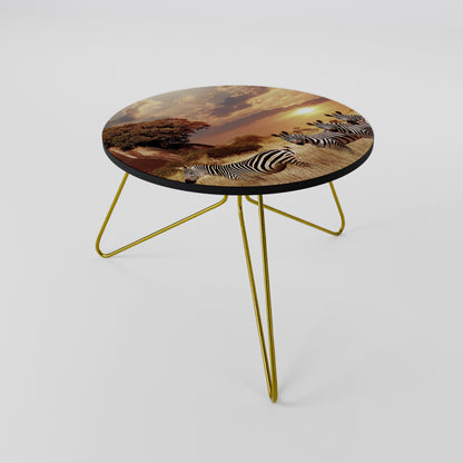 Tavolino da caffè ZEBRA SUNSET SERENADE 60