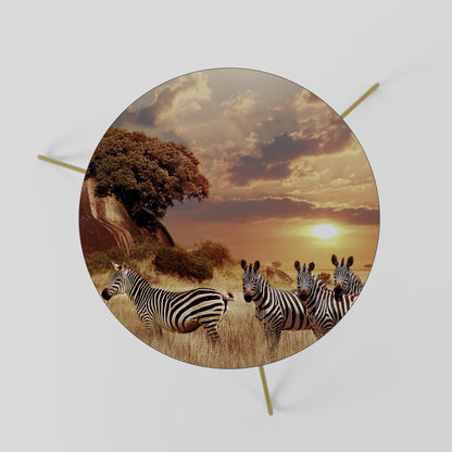 Tavolino da caffè ZEBRA SUNSET SERENADE 60