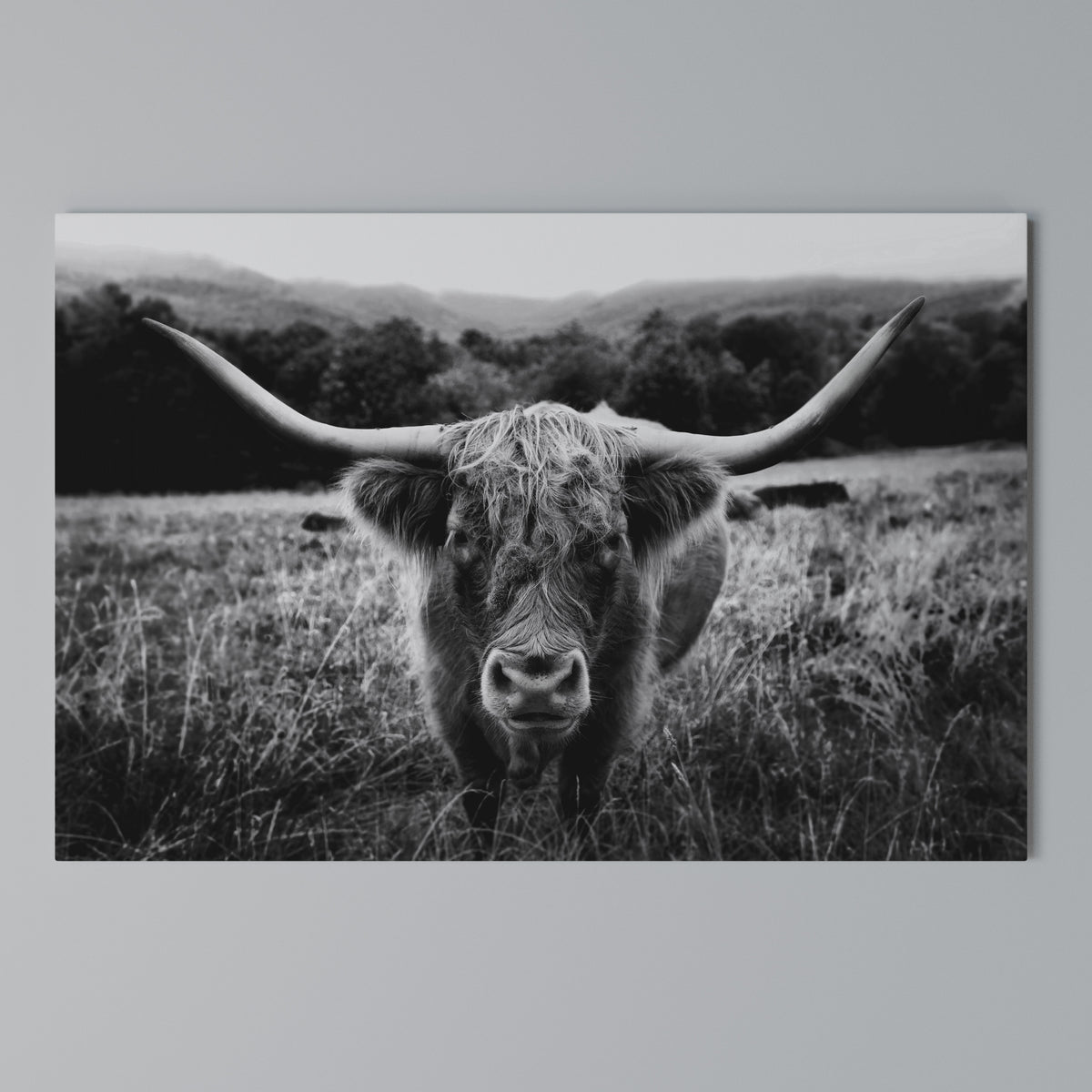HORNED HERO IN FOCUS Stampa su tela orizzontale