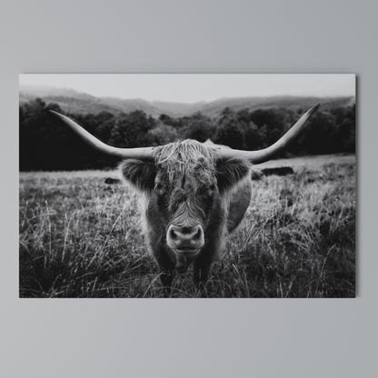 HORNED HERO IN FOCUS Stampa su tela orizzontale