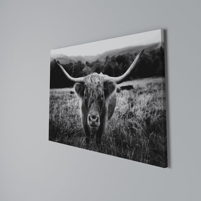 HORNED HERO IN FOCUS Stampa su tela orizzontale