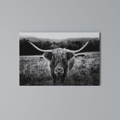 HORNED HERO IN FOCUS Stampa su tela orizzontale