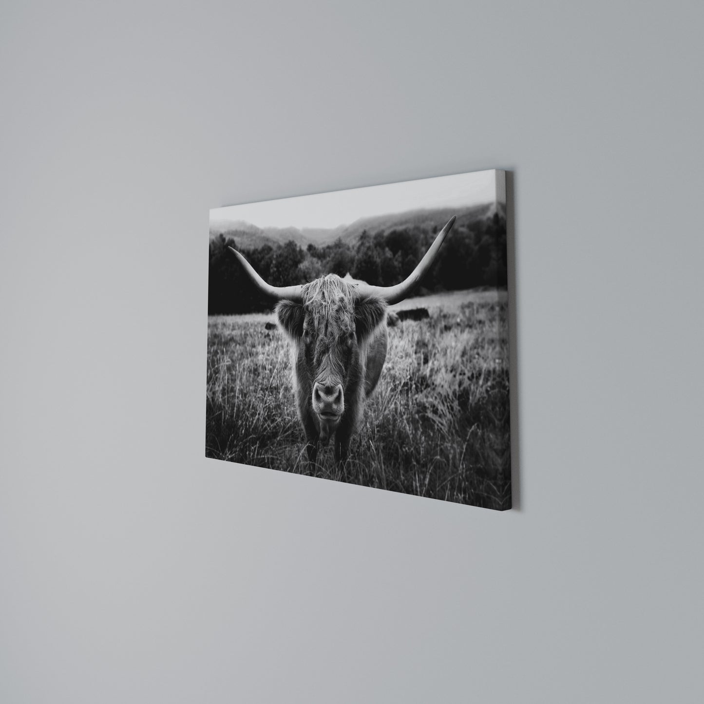 HORNED HERO IN FOCUS Stampa su tela orizzontale