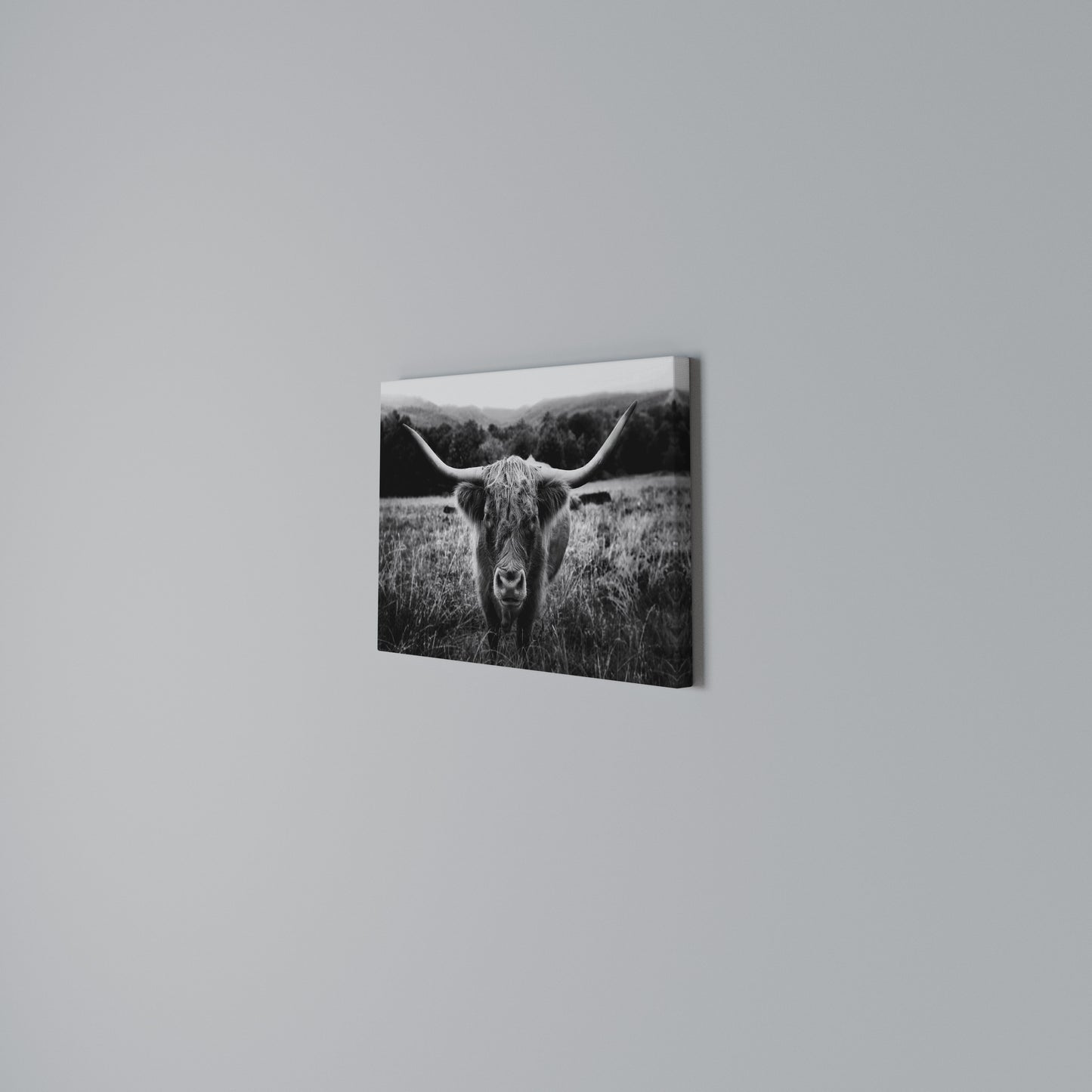 HORNED HERO IN FOCUS Stampa su tela orizzontale