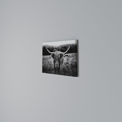 HORNED HERO IN FOCUS Stampa su tela orizzontale
