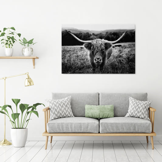HORNED HERO IN FOCUS Stampa su tela orizzontale