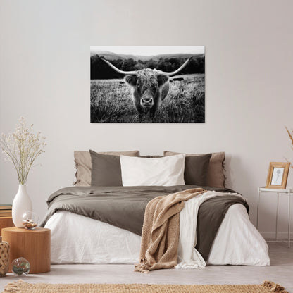 HORNED HERO IN FOCUS Stampa su tela orizzontale