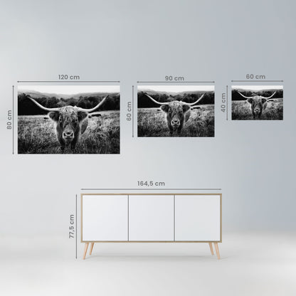 EROE CORNUTO IN PRIMO PIANO Poster orizzontale staccabile e attaccabile