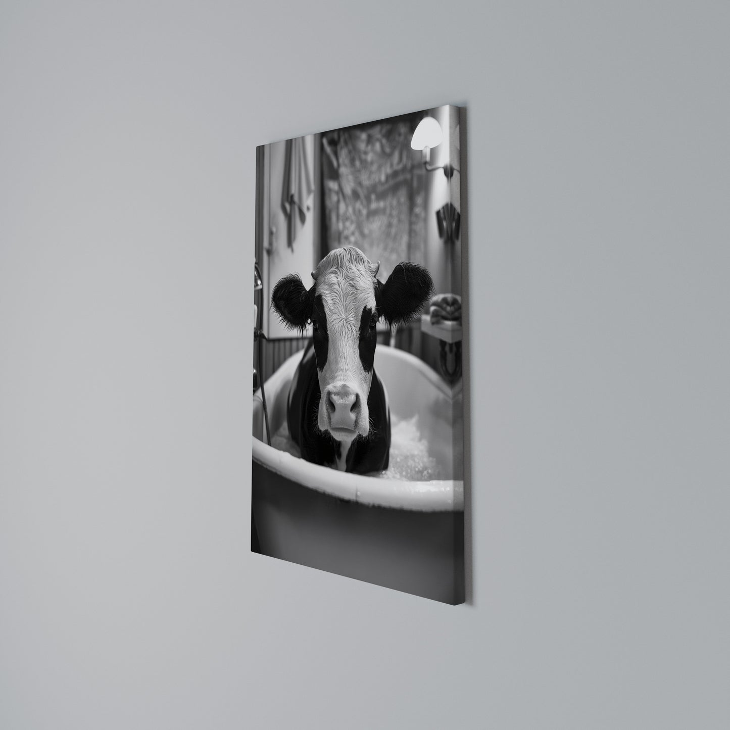 MONOCHROME MOOOD Stampa su Tela Verticale
