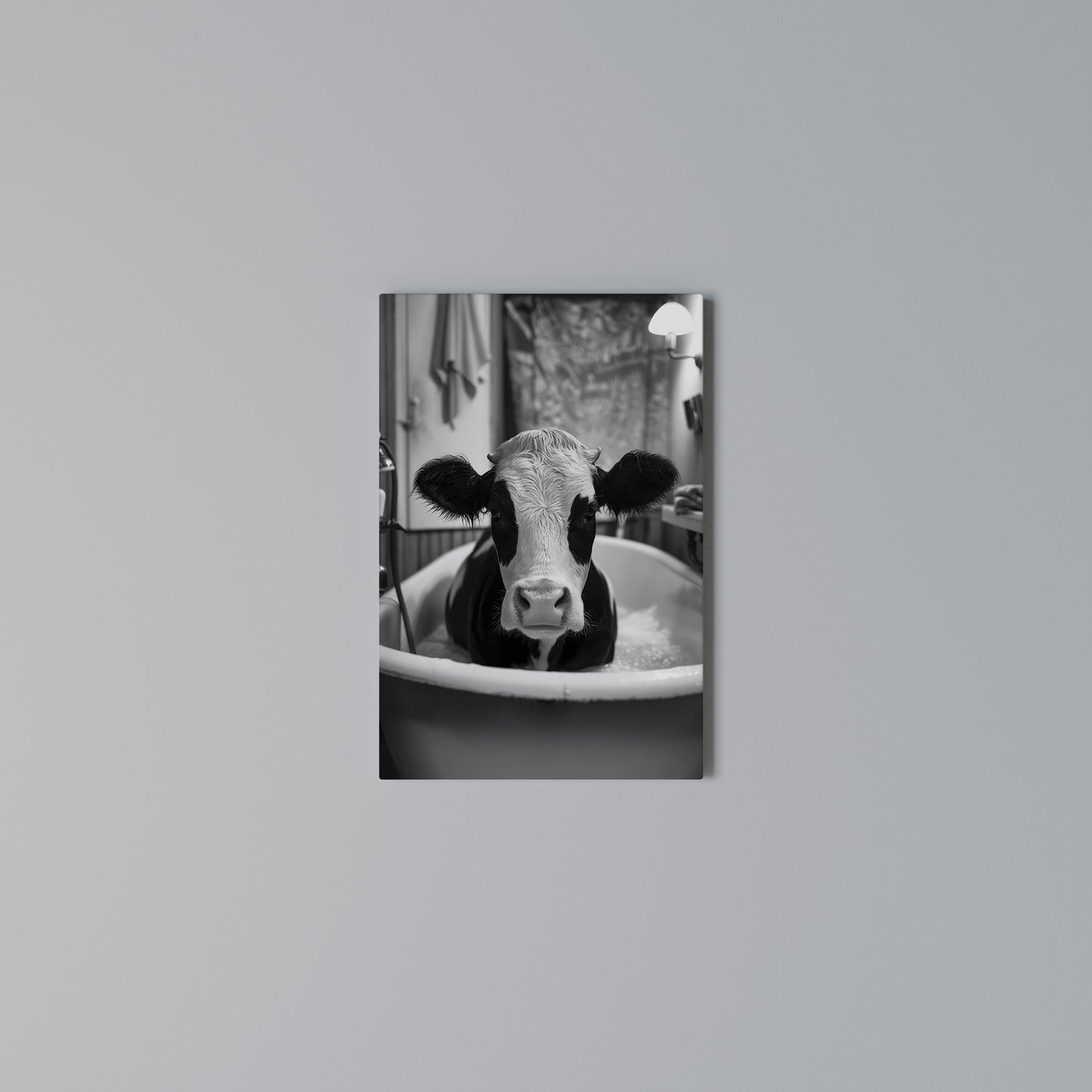 MONOCHROME MOOOD Stampa su Tela Verticale