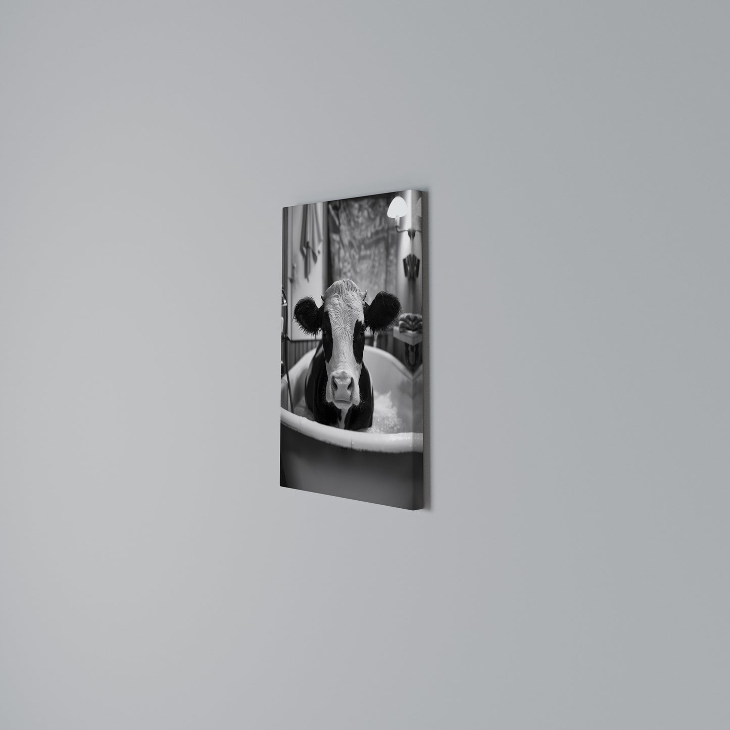 MONOCHROME MOOOD Stampa su Tela Verticale