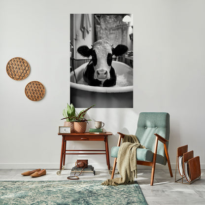 MONOCHROME MOOOD Poster verticale staccabile e attaccabile