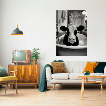 MONOCHROME MOOOD Poster verticale staccabile e attaccabile