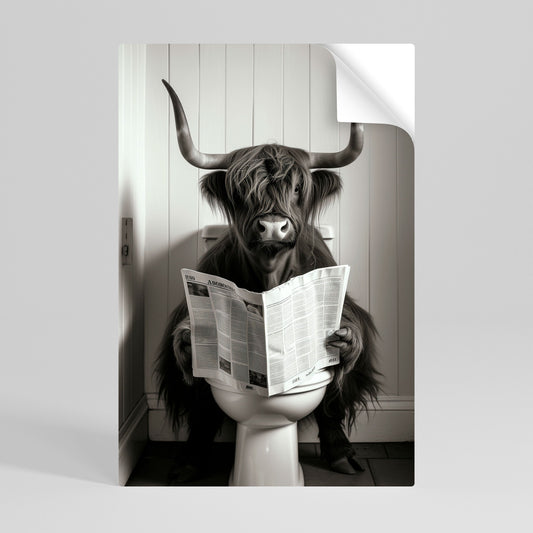 MOO-DY NEWS BREAK Poster verticale staccabile e attaccabile