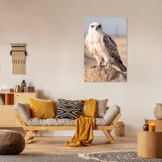 SILENT WINGS OF POWER Vertical Canvas Print
