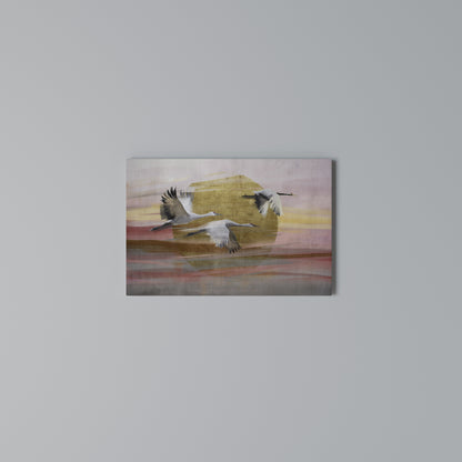 ELEGANT FLIGHT SYMPHONY Stampa su tela orizzontale
