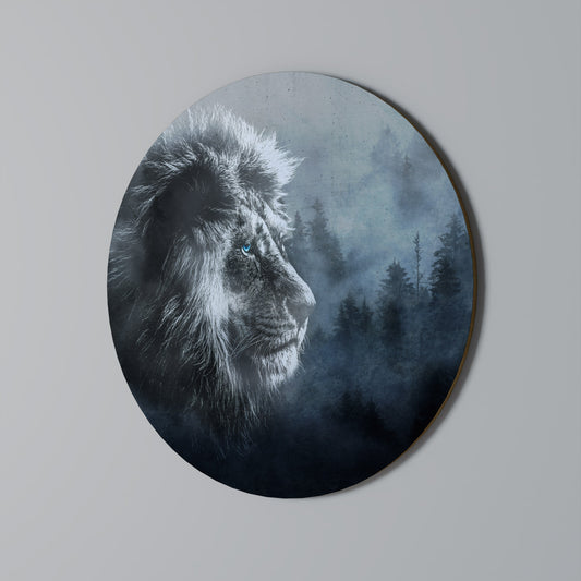 FROSTED ROYALTY - Decorazione murale rotonda