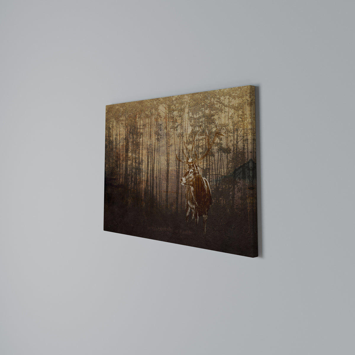 WHISPERING WOODS MYSTIQUE Stampa su tela orizzontale