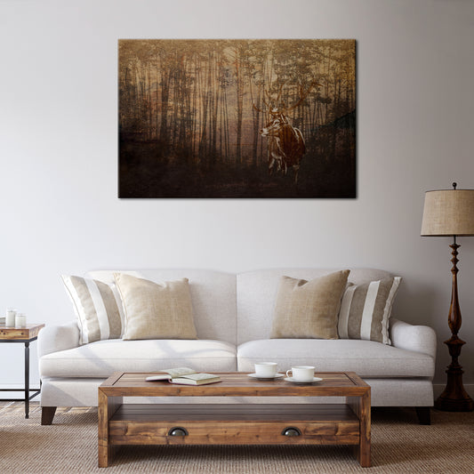 WHISPERING WOODS MYSTIQUE Stampa su tela orizzontale