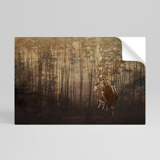 Poster orizzontale staccabile e attaccabile WHISPERING WOODS MYSTIQUE