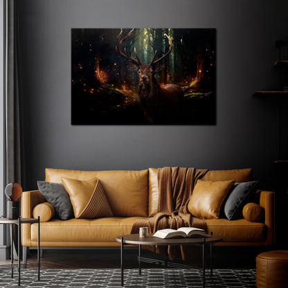 ENCHANTED FOREST GUARDIAN Stampa su tela orizzontale