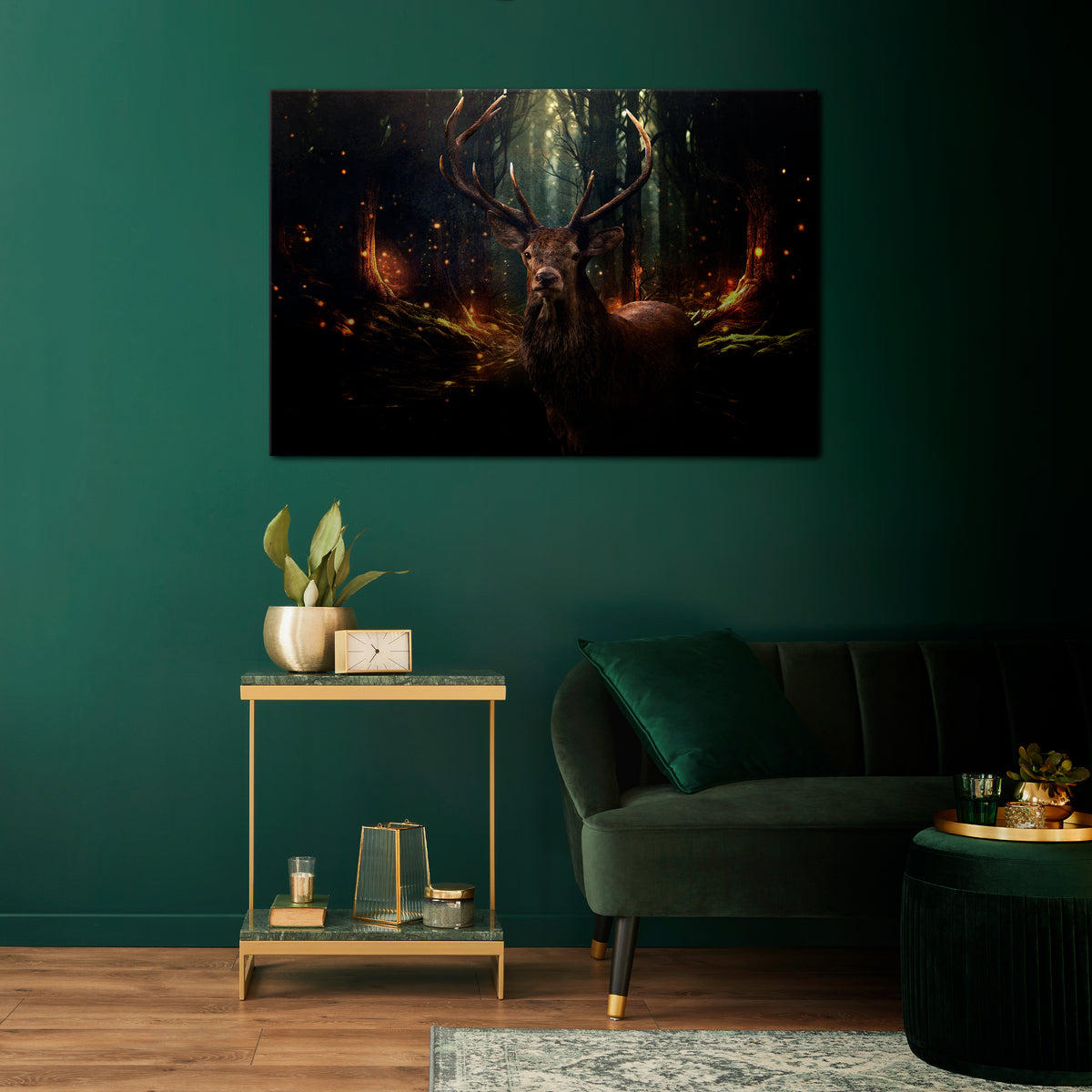 ENCHANTED FOREST GUARDIAN Stampa su tela orizzontale