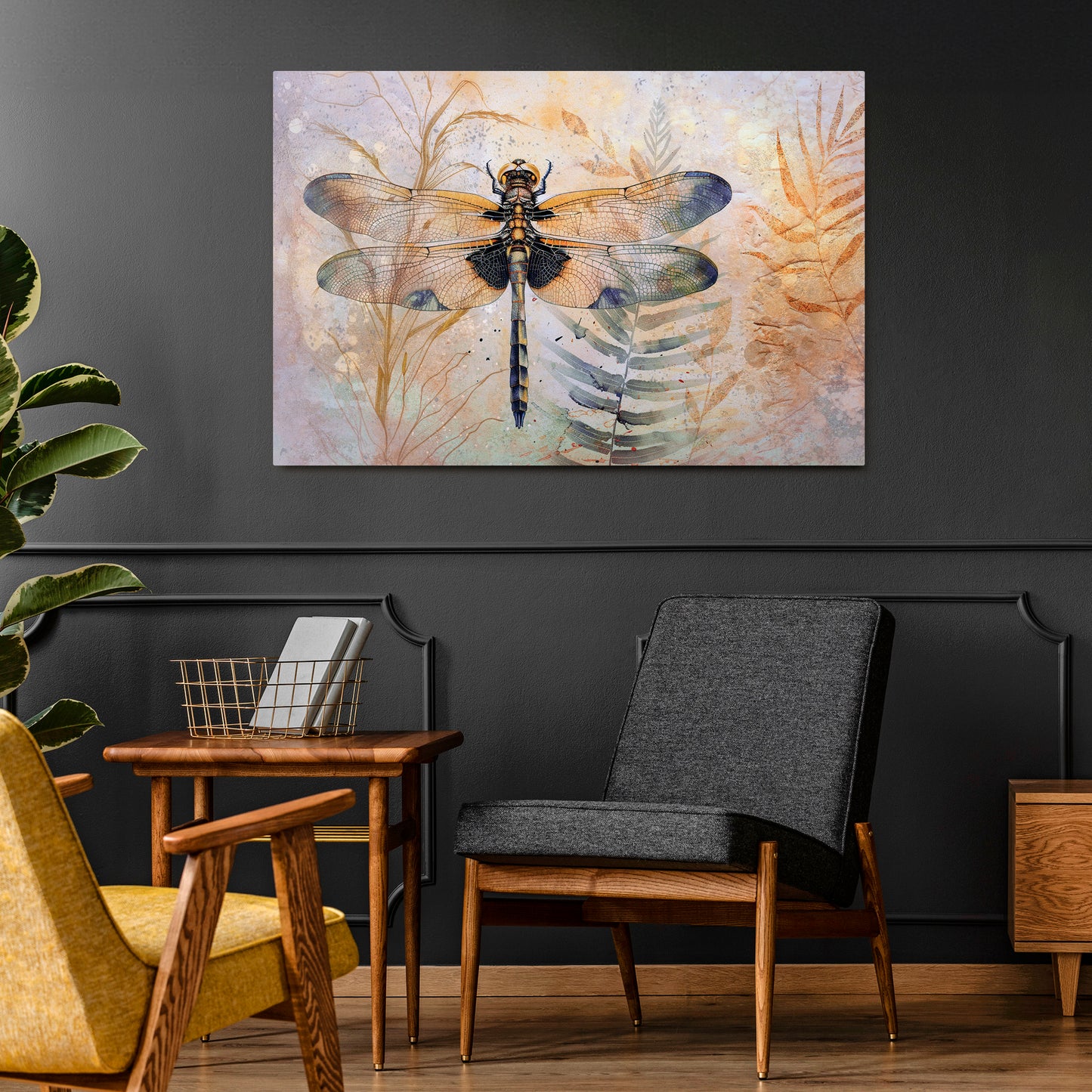 HER HIGHNESS DRAGONFLY Stampa su tela orizzontale