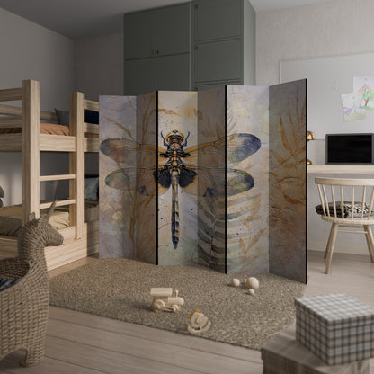 HER HIGHNESS DRAGONFLY - Divisorio decorativo per ambienti a 6 pannelli