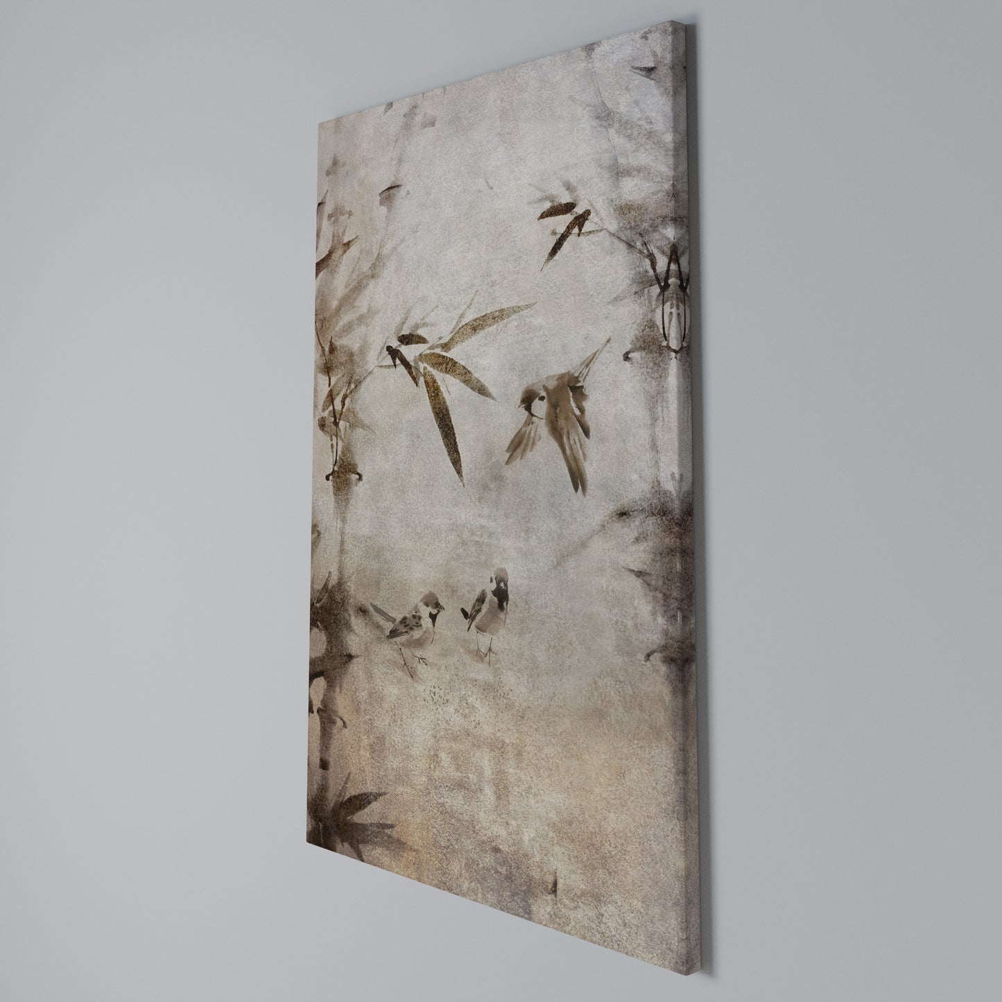 SPARROW BLISS Stampa su Tela Verticale