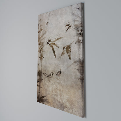 SPARROW BLISS Stampa su Tela Verticale