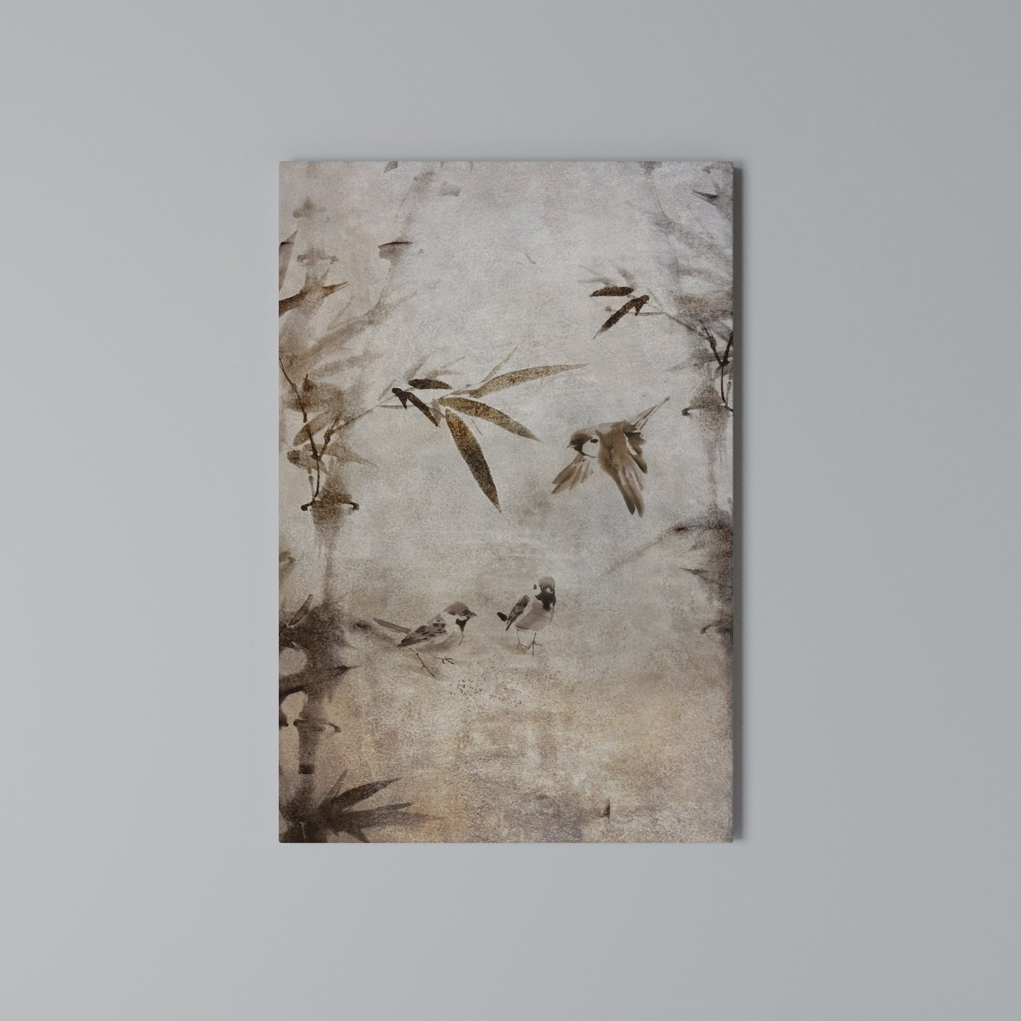 SPARROW BLISS Stampa su Tela Verticale