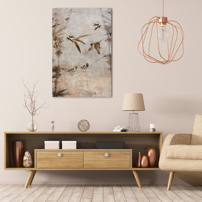 SPARROW BLISS Stampa su tela verticale