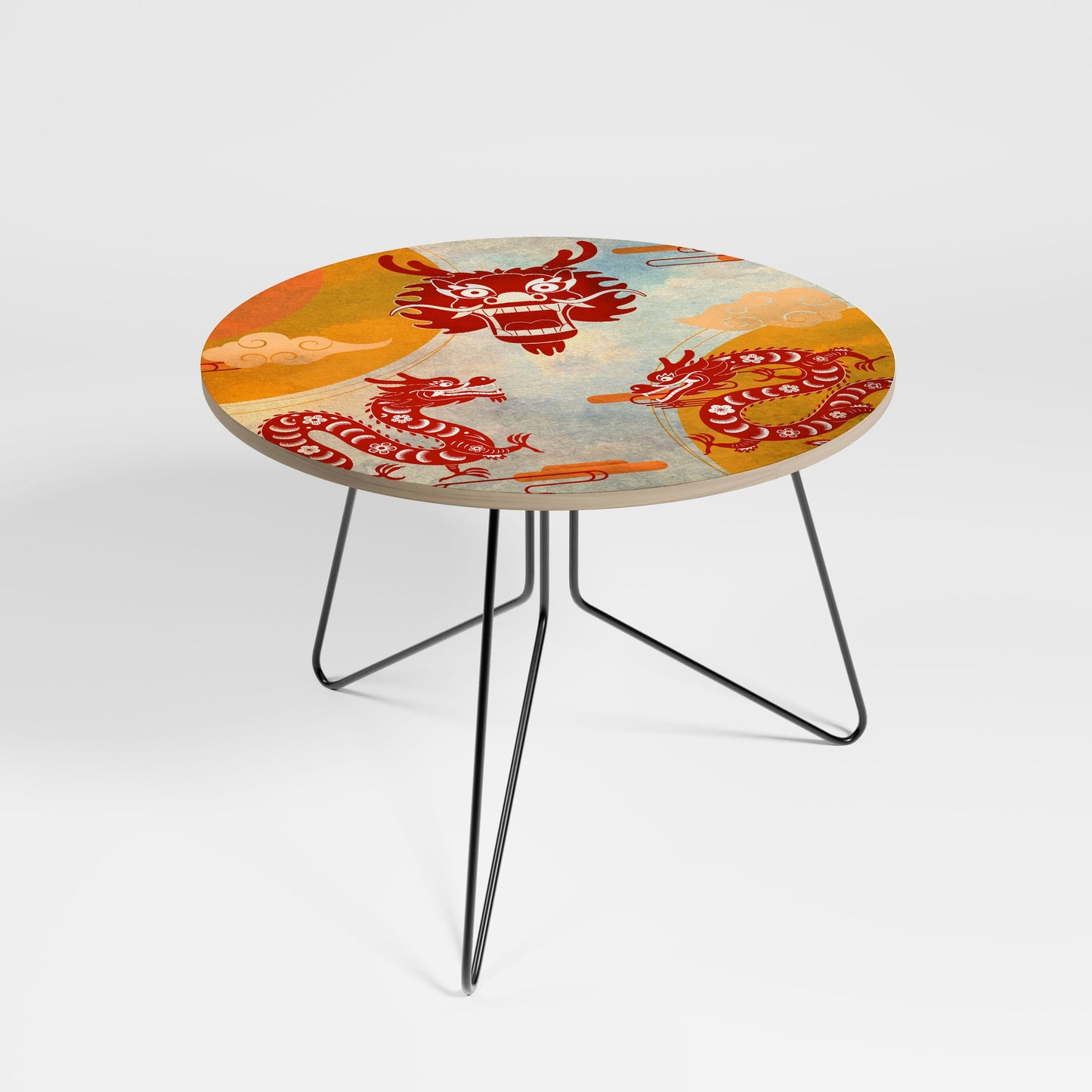 Tavolino da caffè grande MYSTICAL DRAGON